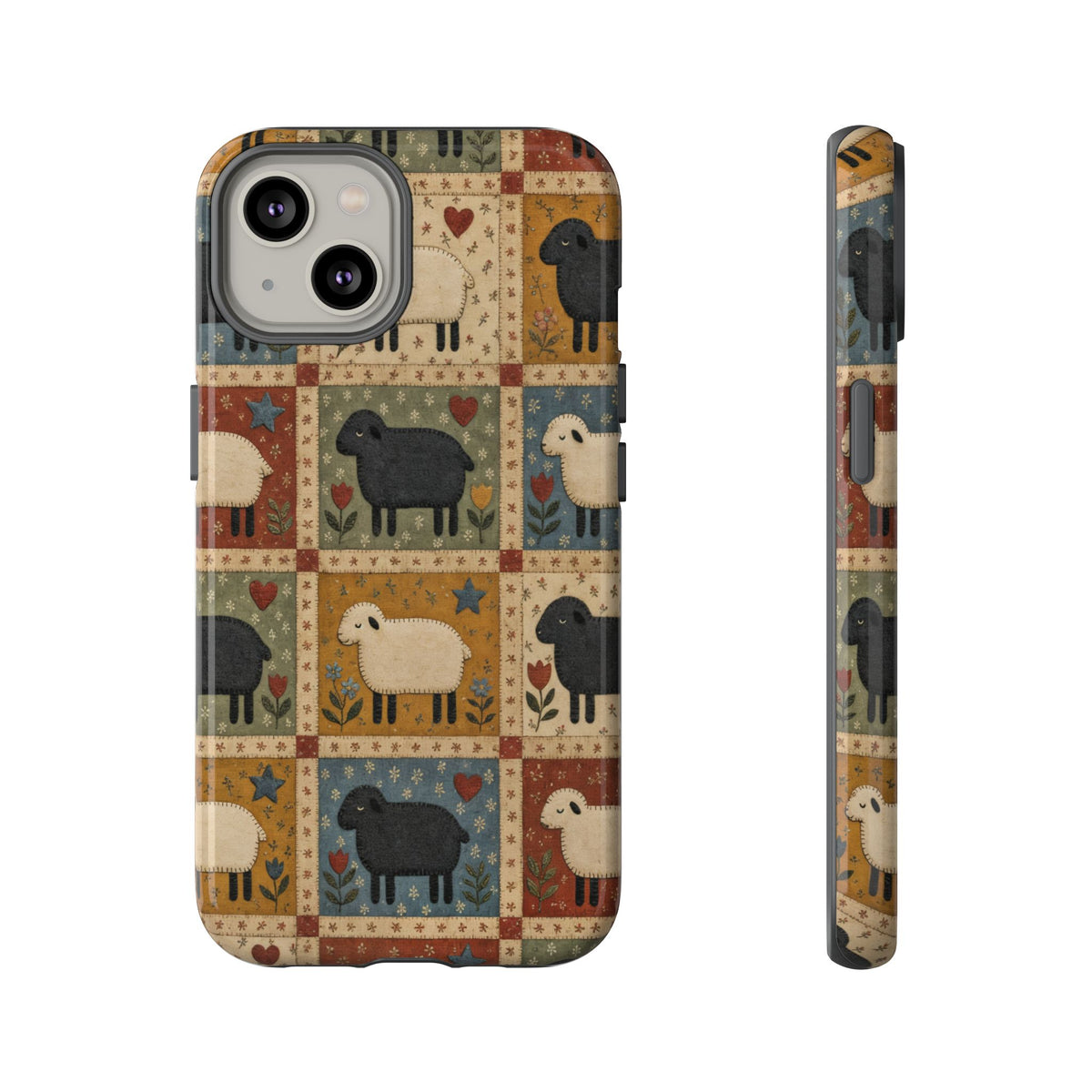 Sheep Quilt Tough Case