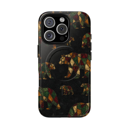 Stained Bear Magnetic Case