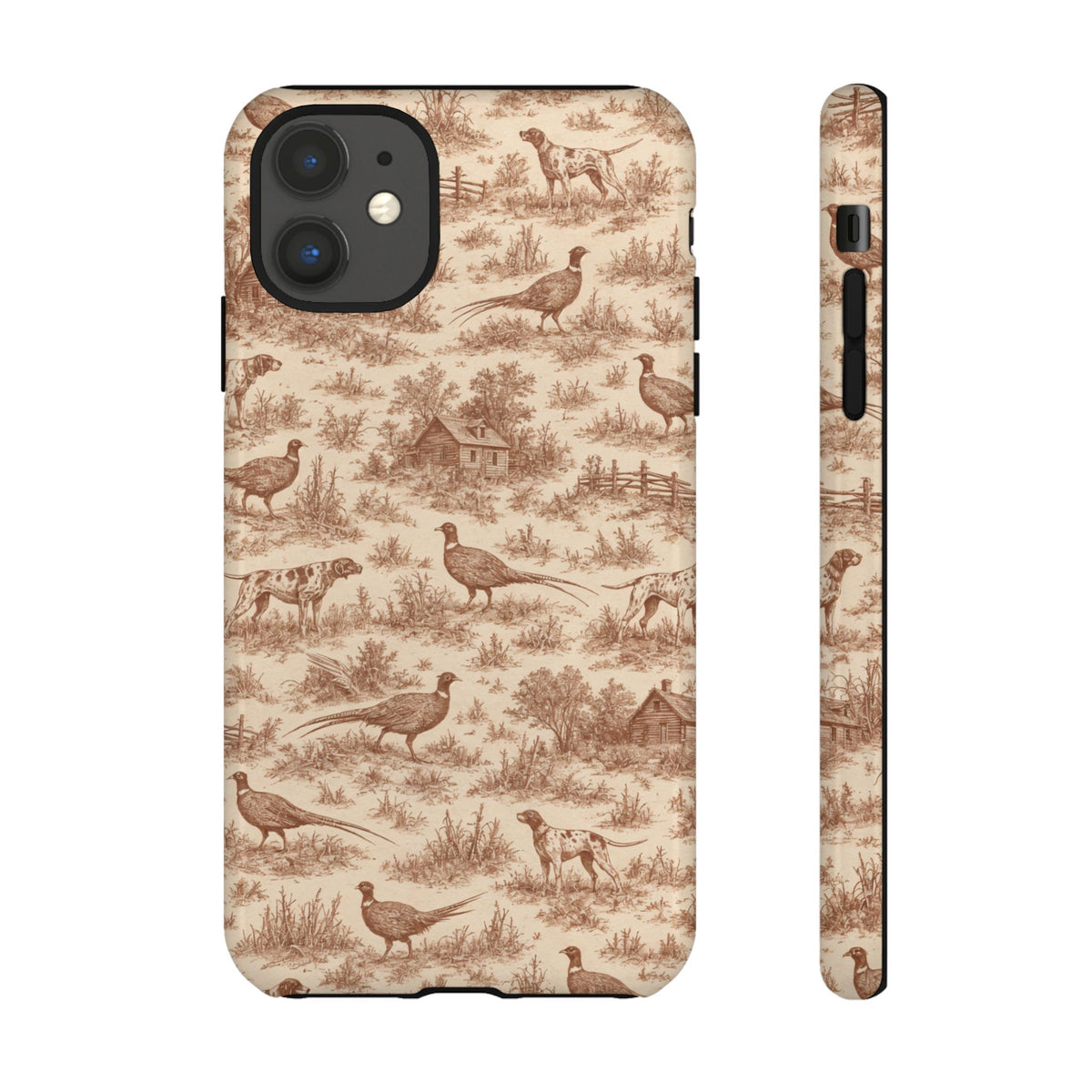 Pheasant Toile Tough Case