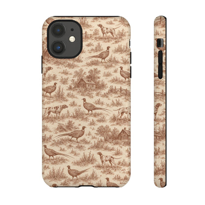 Pheasant Toile Tough Case