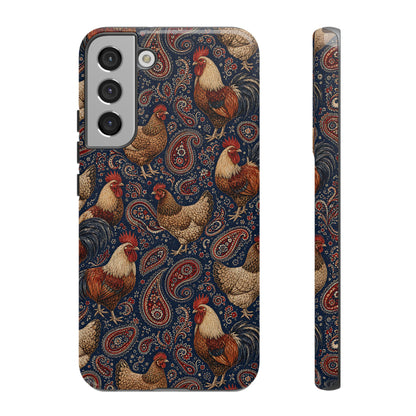Patriotic Paisley Chickens Tough Case