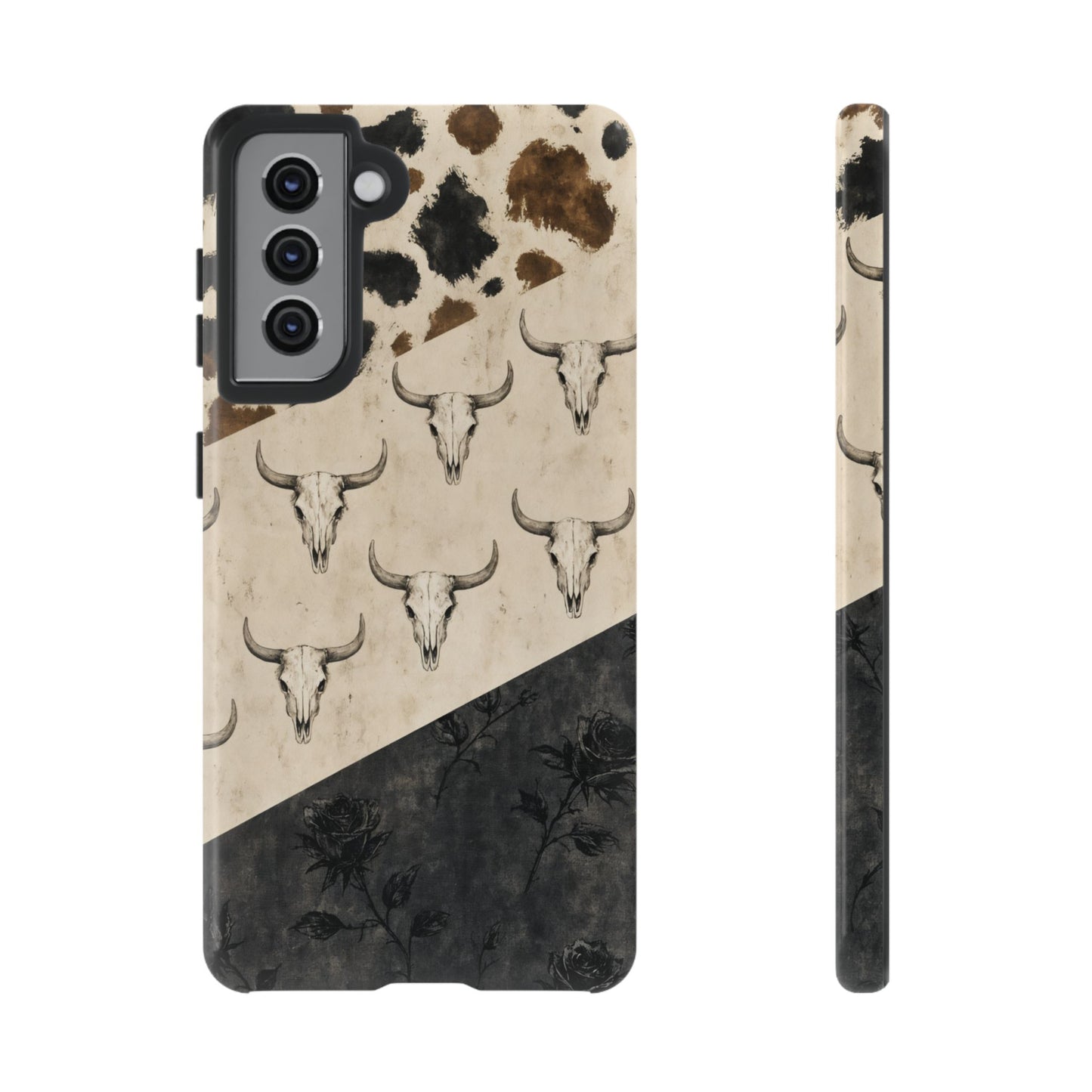 Bull Skull Rose Tough Case