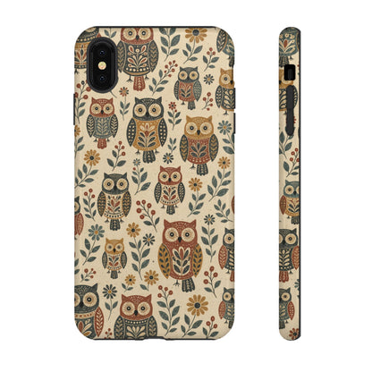 Folk Owls Tough Case