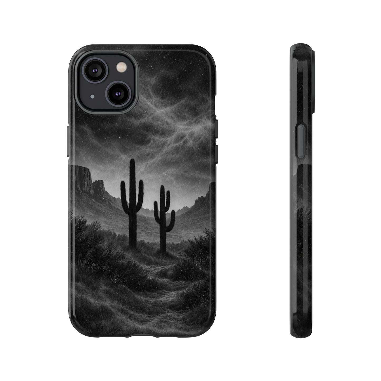 Western Noir Cacti Tough Case
