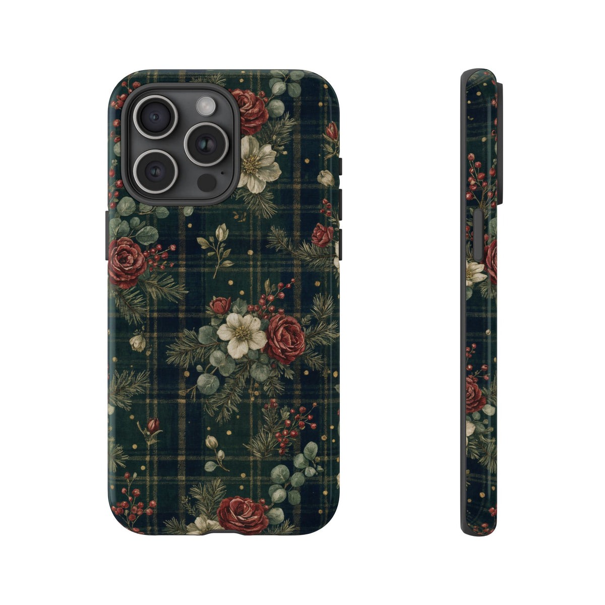 Tartan Roses Tough Case