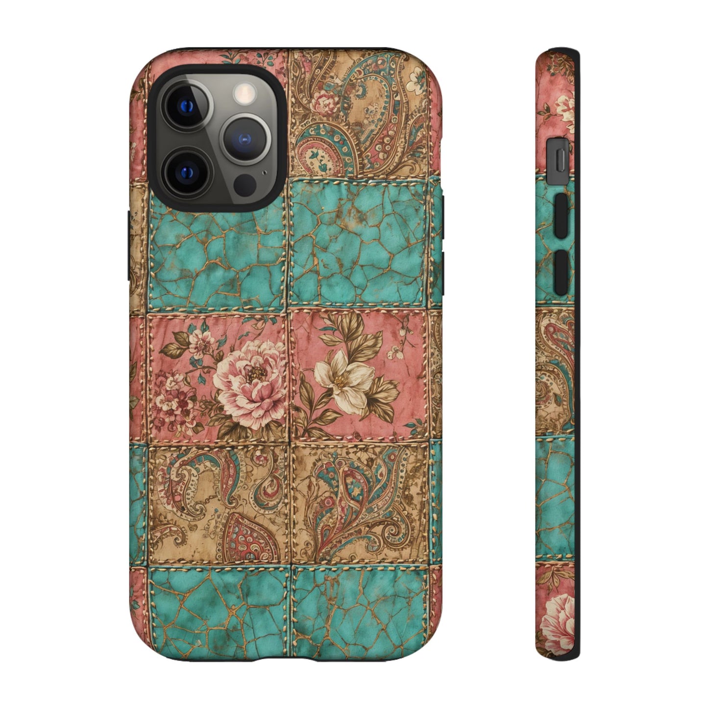 Turquoise Paisley Tough Case