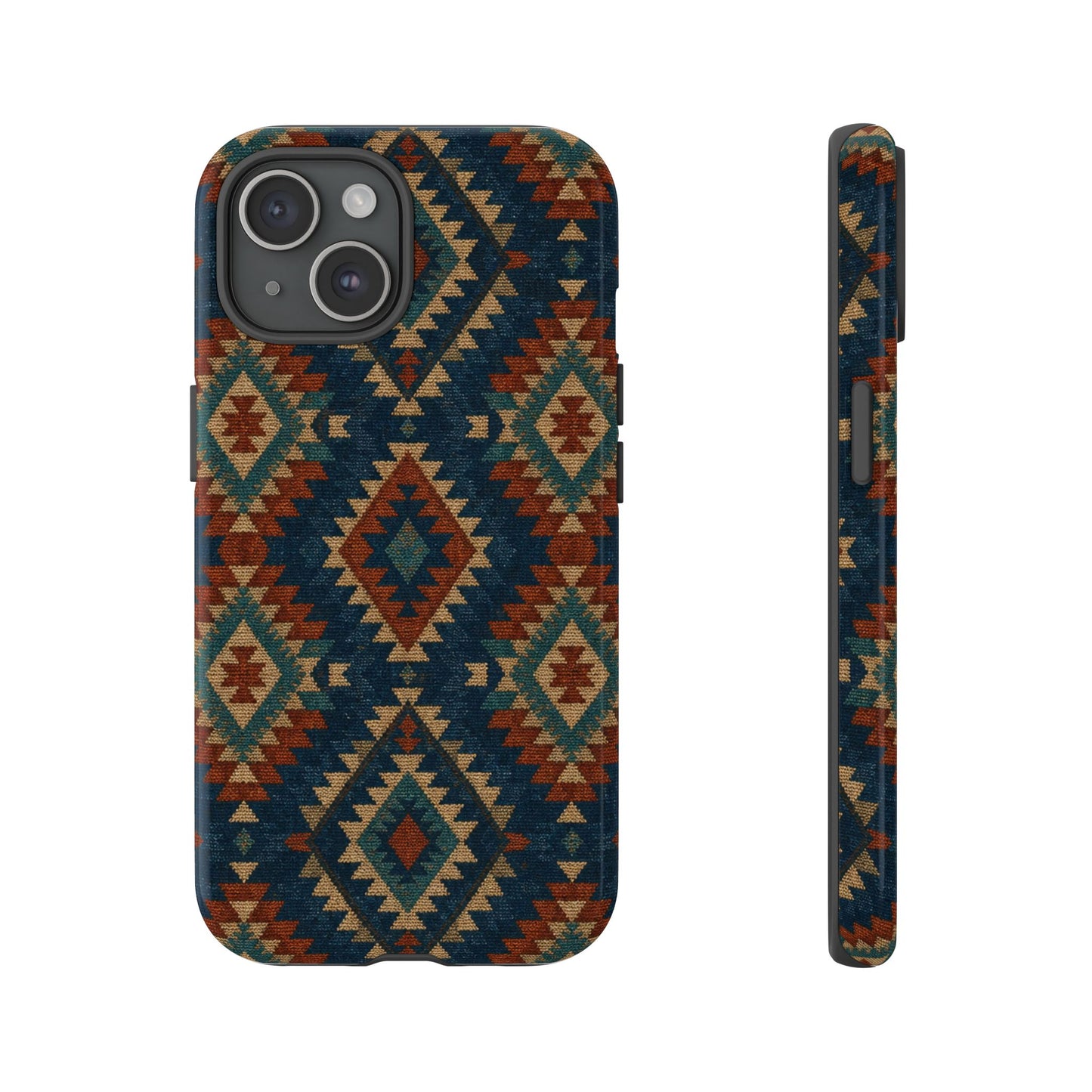 Navy Aztec Tough Case