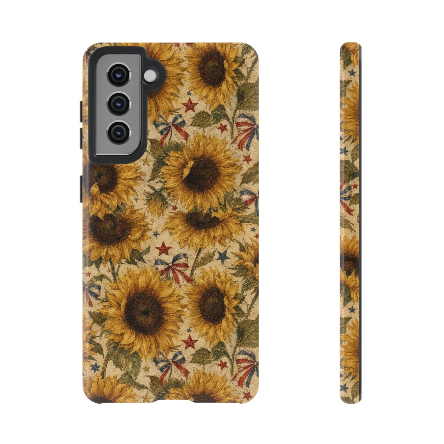 Patriotic Sunflowers Tough Case