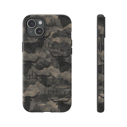 Camo Longhorns Tough Case