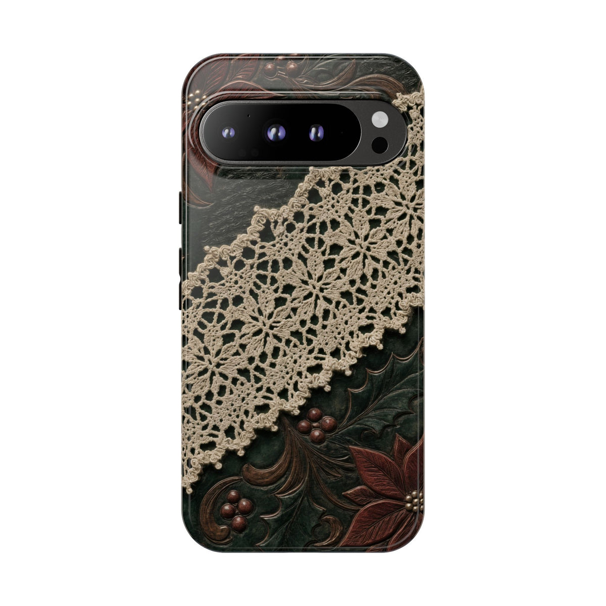 Poinsettia Lace Tough Case