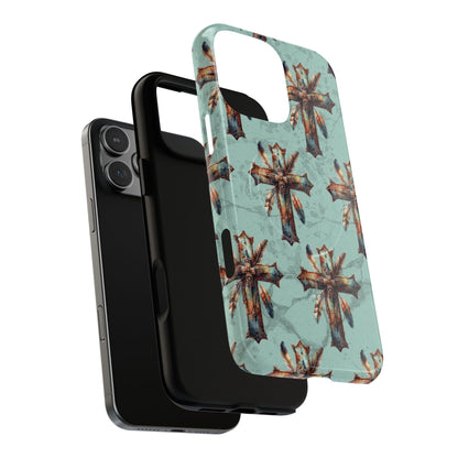 Crosses And Feathers Magnetic Case