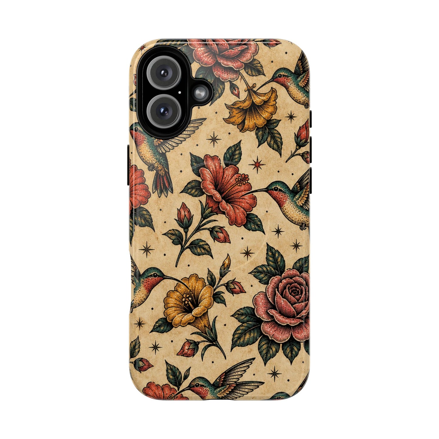 Hummingbird Rose Magnetic Case