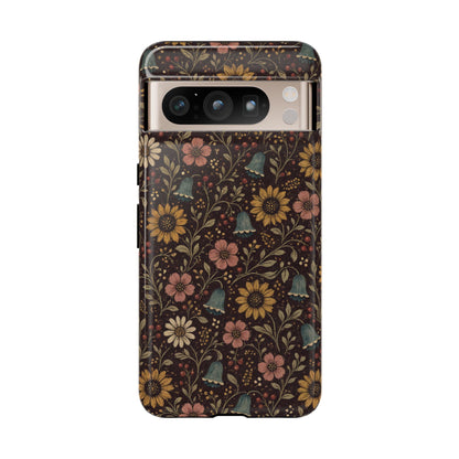 Plum Folk Floral Tough Case