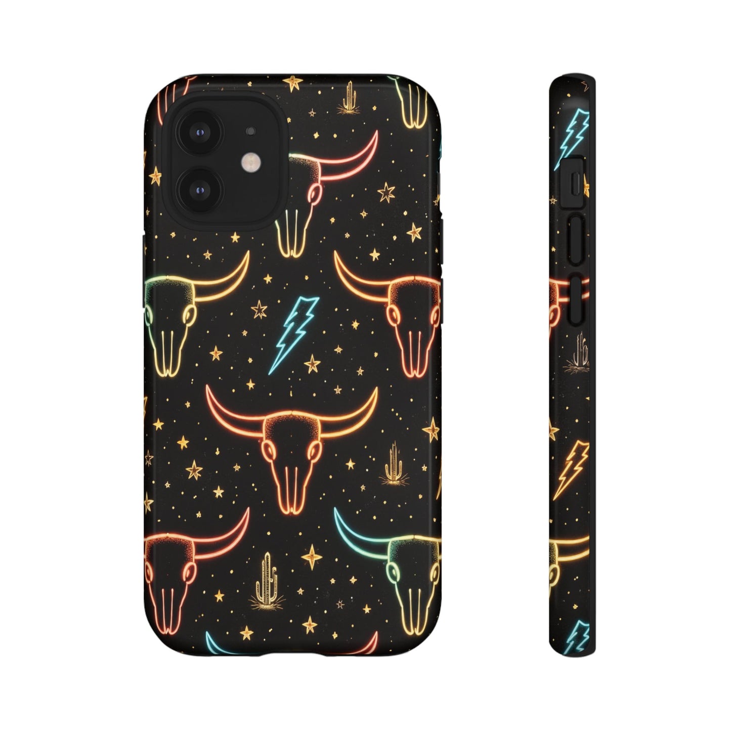 Neon Longhorns Tough Case