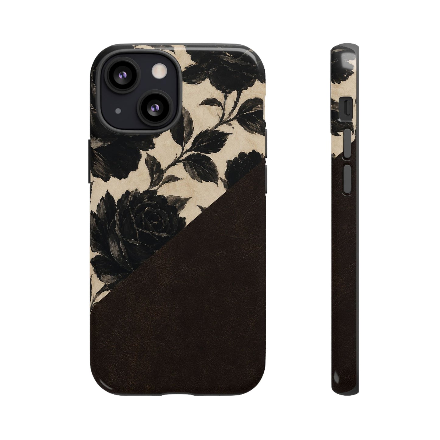 Rose Leather Tough Case
