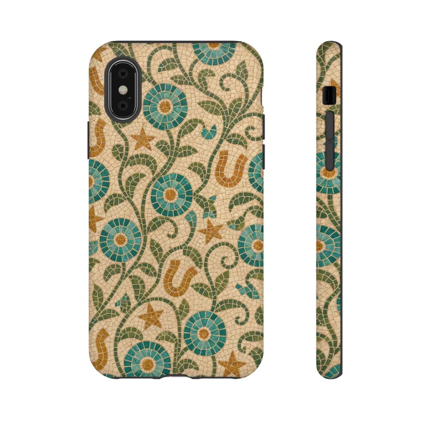 Turquoise Horseshoe Mosaic Tough Case