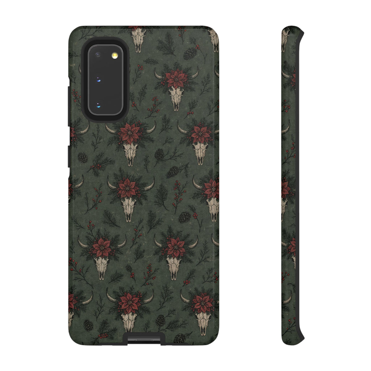 Inked Christmas Skull Tough Case