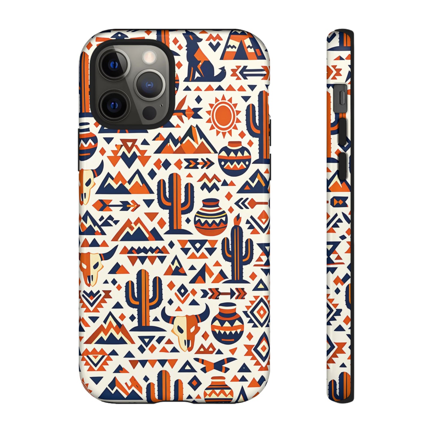 Southwest Tribal Orange Tough Case