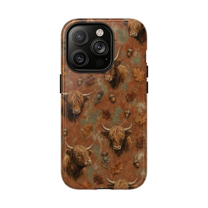 Autumn Highland Cow Magnetic Case