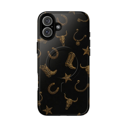 Black Gold Magnetic Case