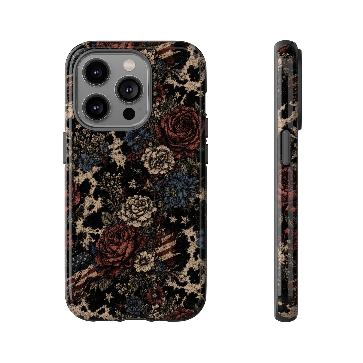 USA Cowhide Bloom Tough Case