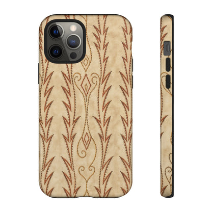 Boot Stitch Cream Tough Case