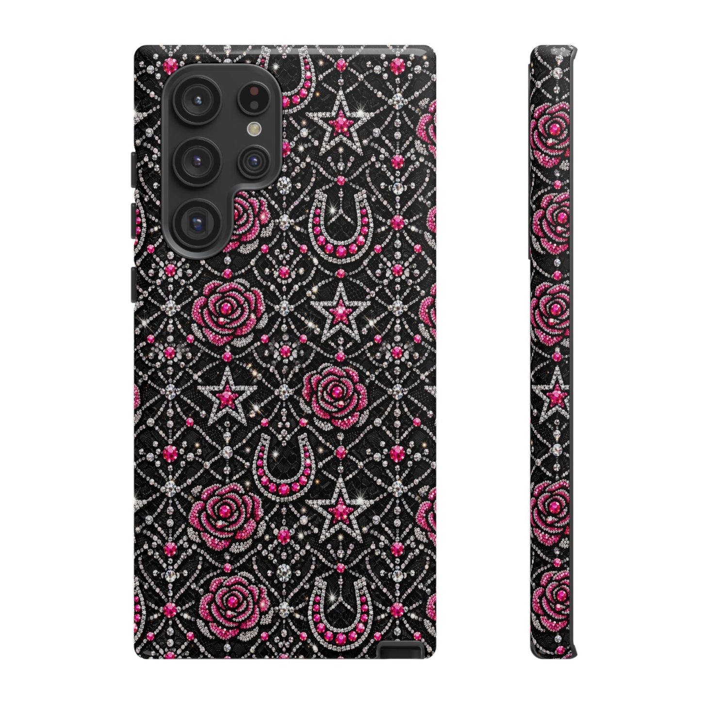 Rhinestone Rose Tough Case