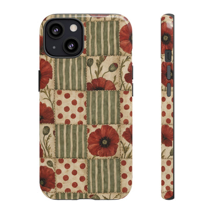Poppy Patchwork Tough Case