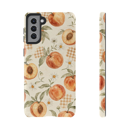 Peachy Gingham Tough Case