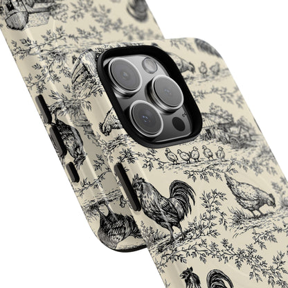 Toile Chickens Magnetic Case