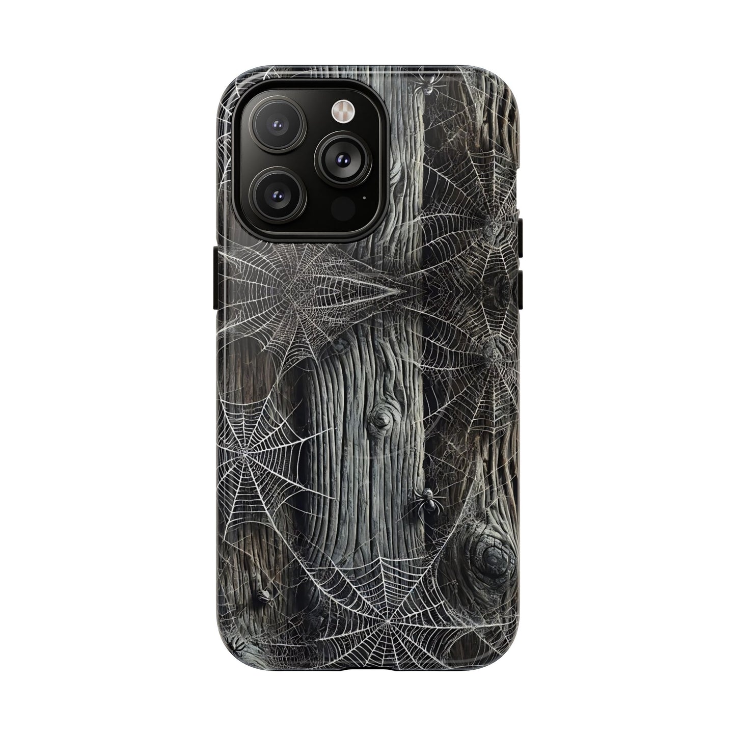 Spiderwebs Barnwood Magnetic Case