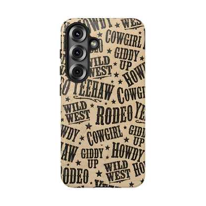 Cowgirl Slang Tough Case