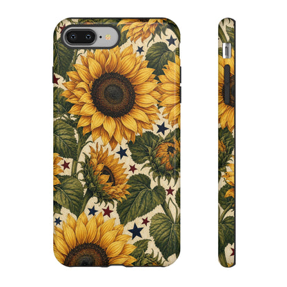 Stars And Sunflowers Tough Case
