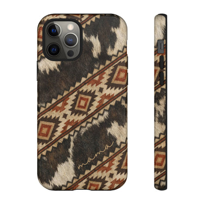 Cowhide Aztec Mama Tough Case