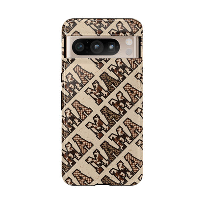 Grunge Cowhide Mama Tough Case