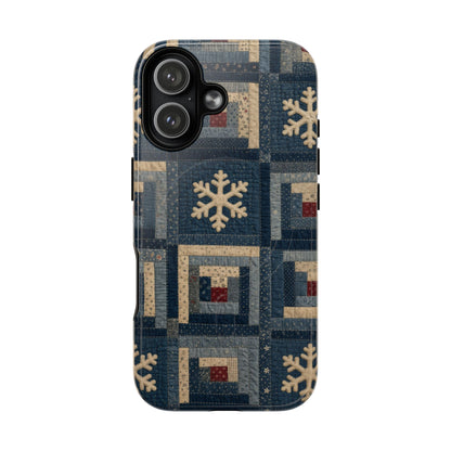 Snowflake Quilt Magnetic Case
