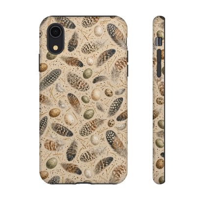 Speckled Hen Feathers Tough Case