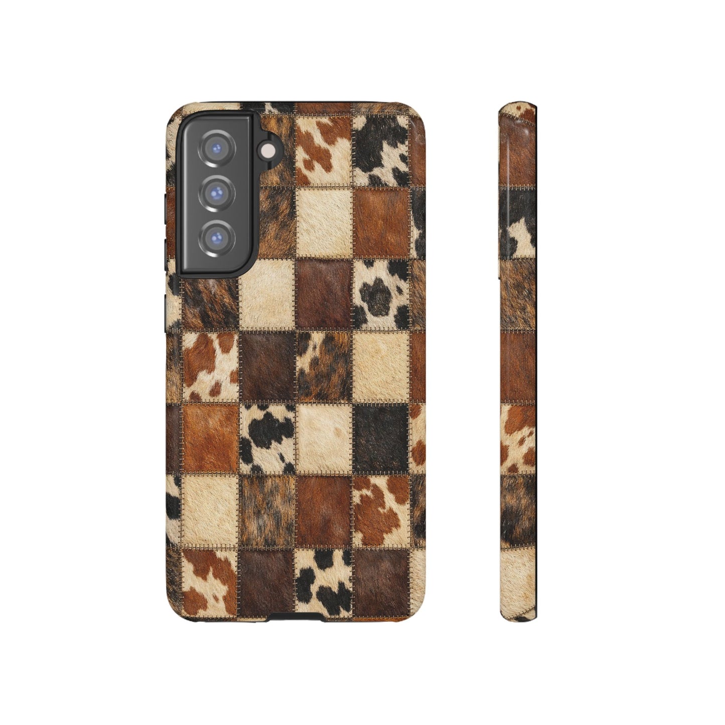 Cowhide Quilt Tough Case