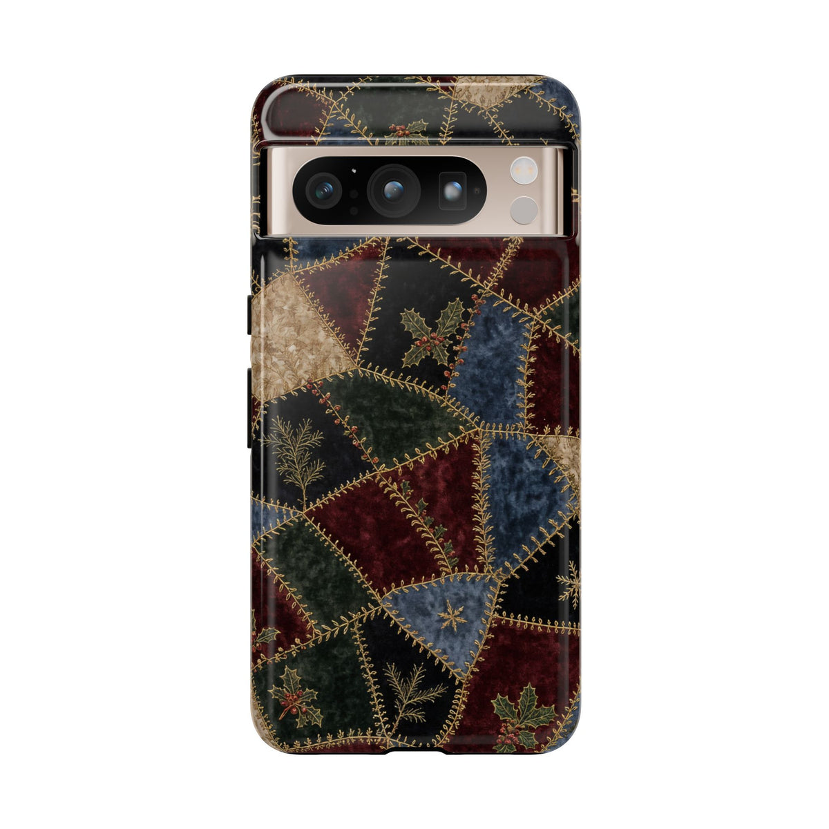 Winter Crazy Quilt Tough Case