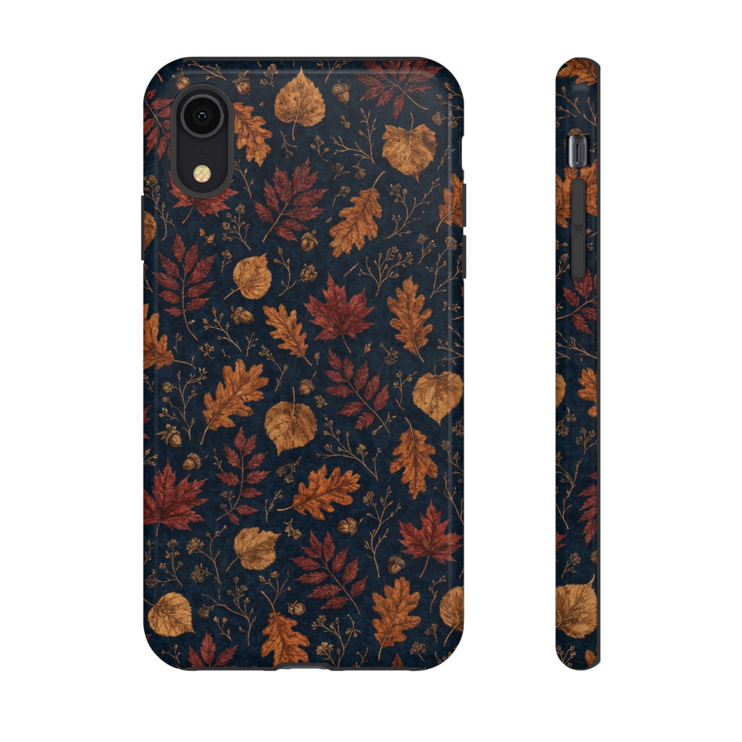 Navy Oak Leaf Tough Case