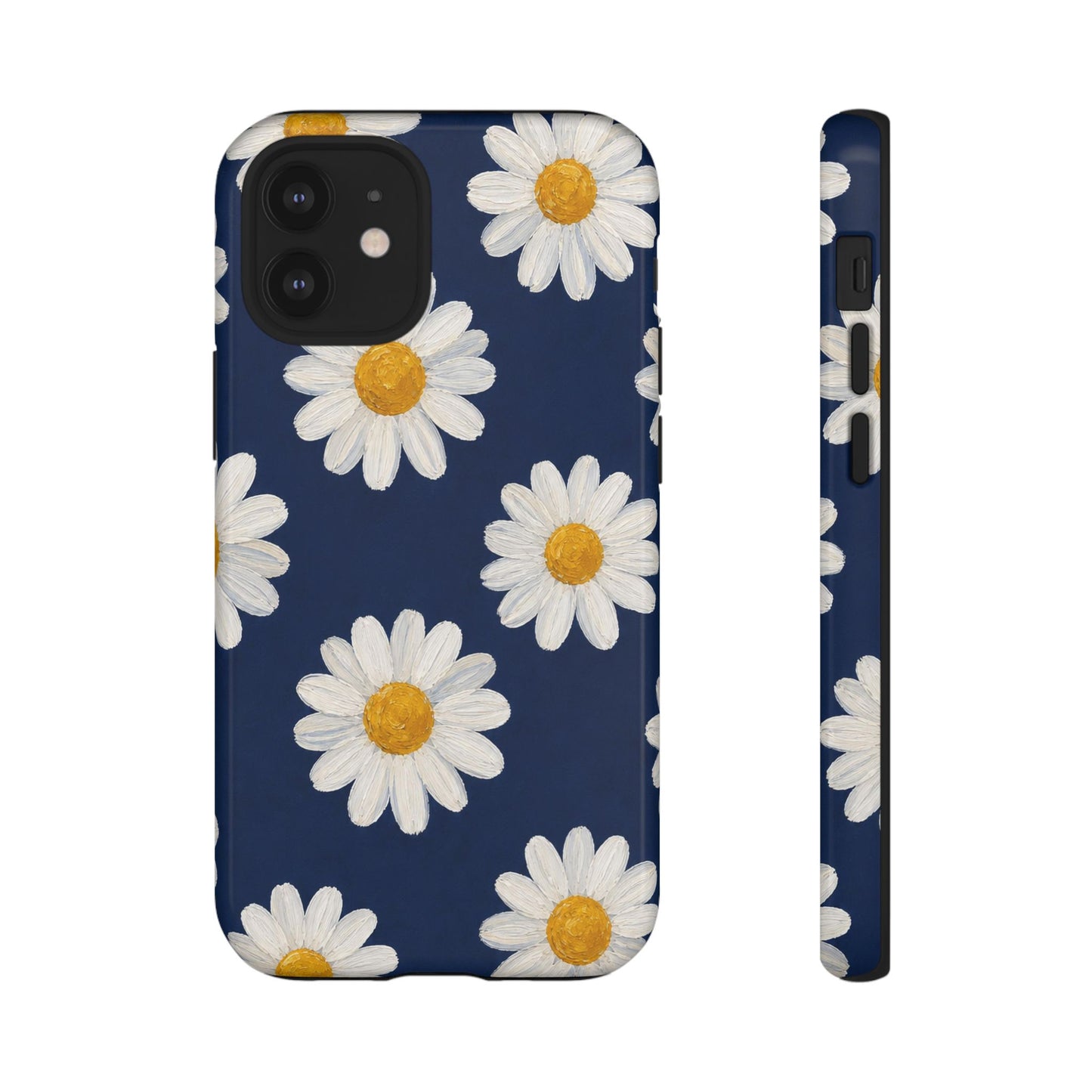 Navy Daisy Tough Case