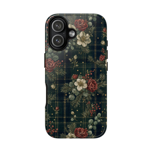 Tartan Roses Tough Case