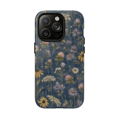 Denim Florals Magnetic Case