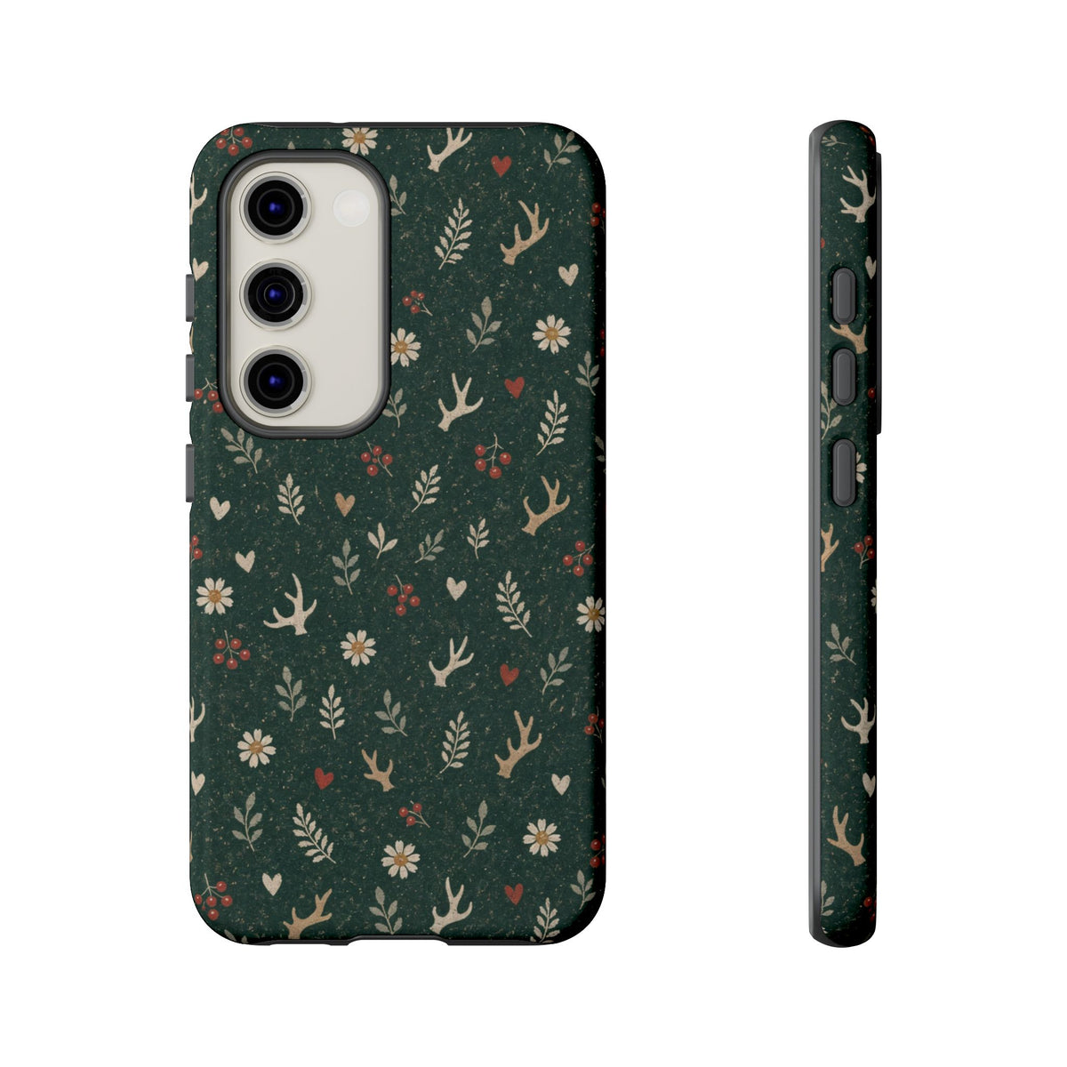 Antler Daisies Evergreen Tough Case