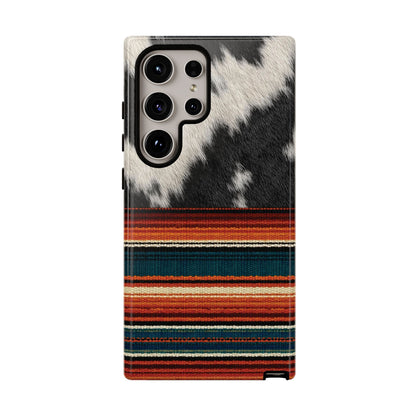 Cowhide + Serape Stripe Tough Case
