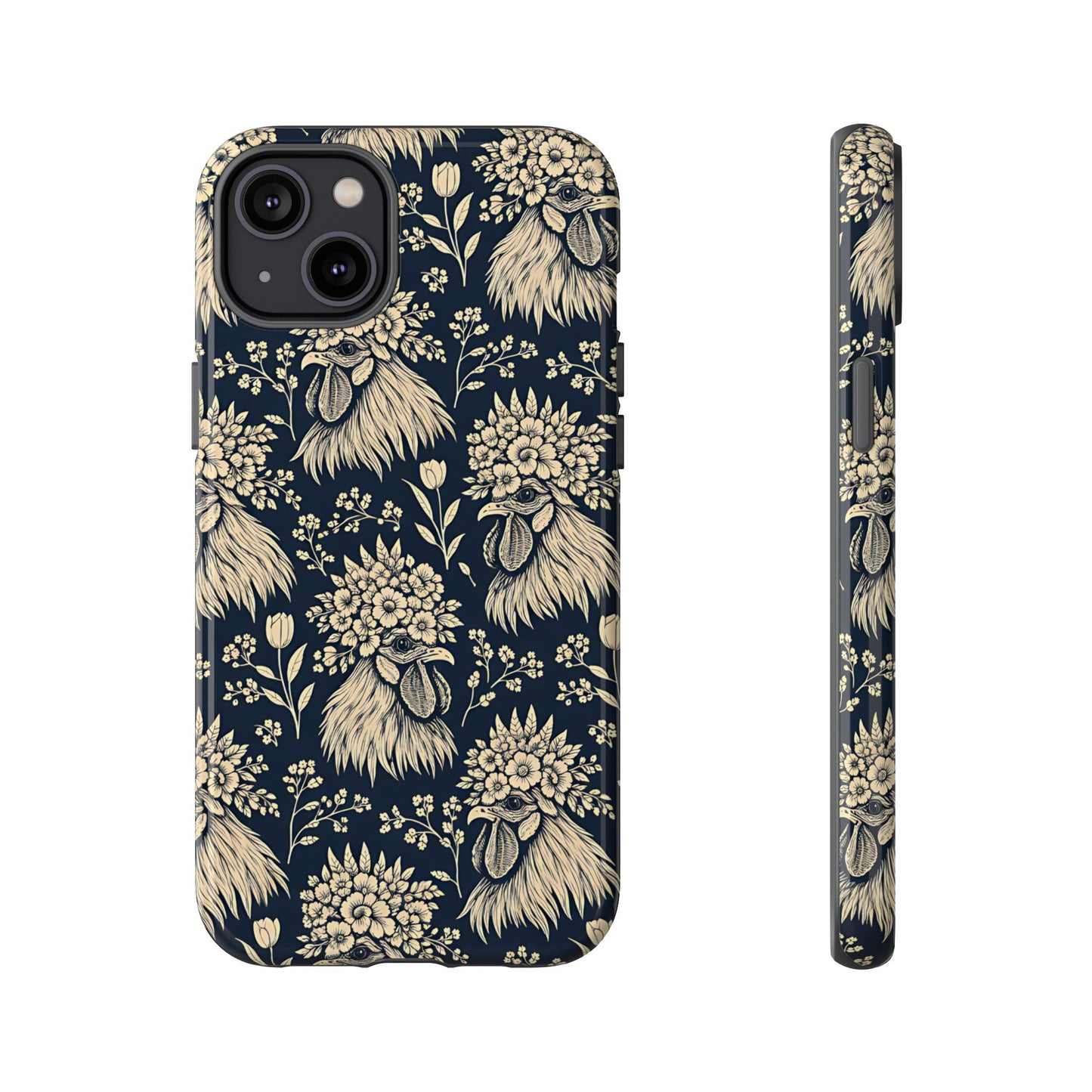 Floral Rooster Tough Case