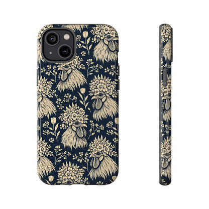Floral Rooster Tough Case