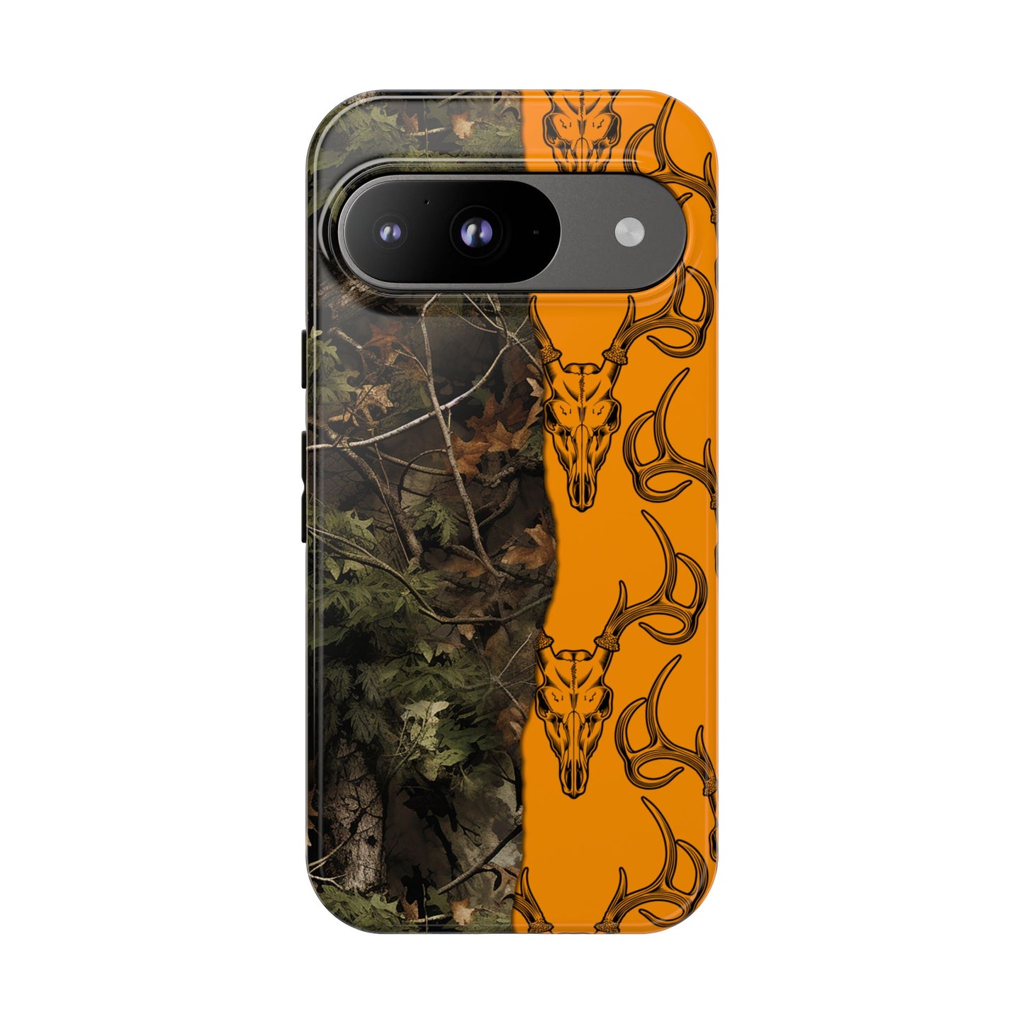 Camo Deer Skulls Orange Tough Case