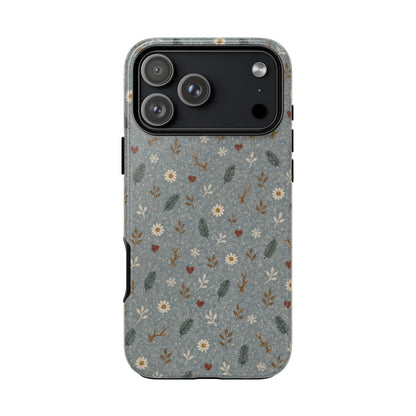 Antler Daisies Snow Tough Case
