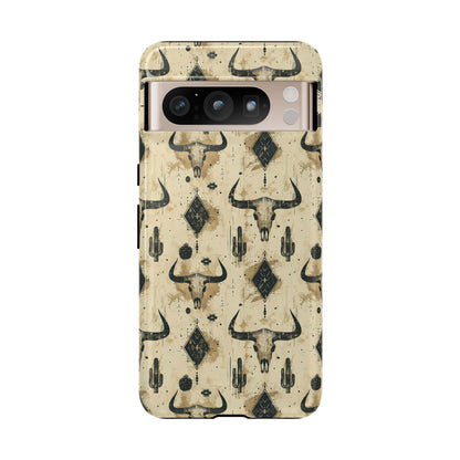 Bull Skull Grunge Phone Case